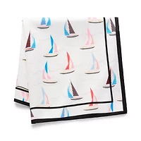 Mixit Sailboat Print Square Scarf