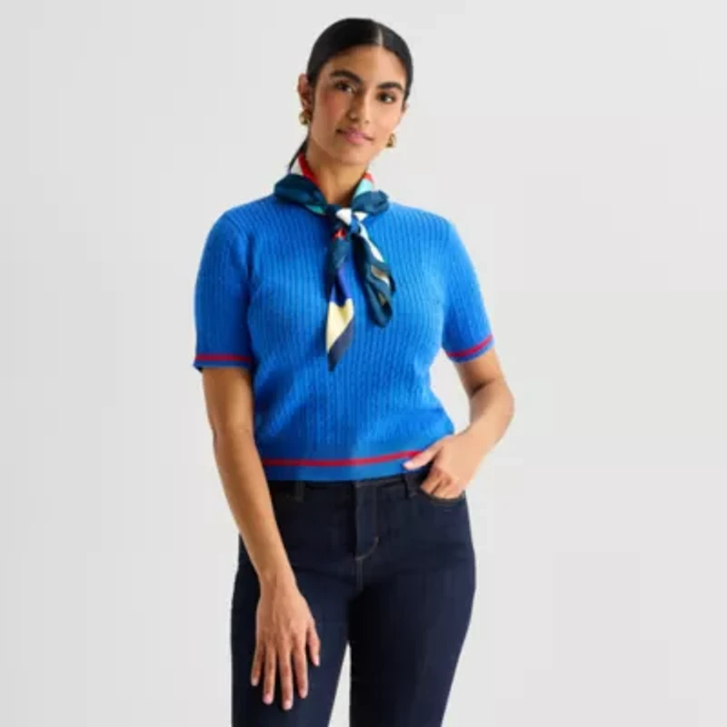 Mixit Scarves Striped Square Scarf