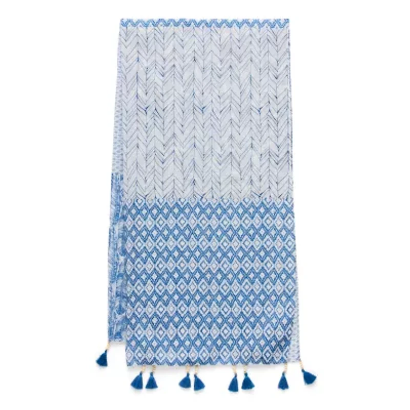 a.n.a Scarves Geometric Oblong Scarf