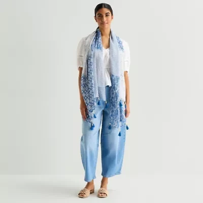 a.n.a Scarves Geometric Oblong Scarf