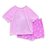 Little & Big Kid Girls Hello Kitty Crew Neck Short Sleeve -pc. Pajama Sets