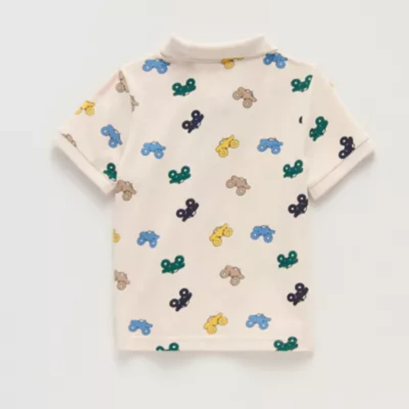 Okie Dokie Toddler & Little Boys Short Sleeve Regular Fit Polo Shirt