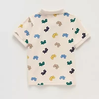 Okie Dokie Toddler & Little Boys Short Sleeve Regular Fit Polo Shirt