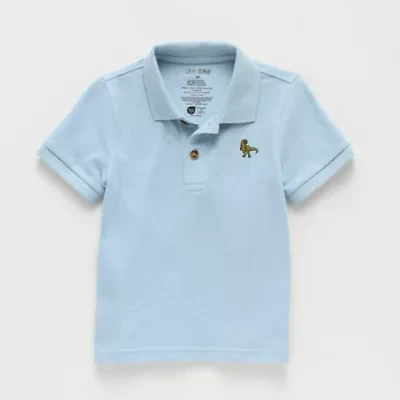 Okie Dokie Toddler & Little Boys Short Sleeve Regular Fit Polo Shirt