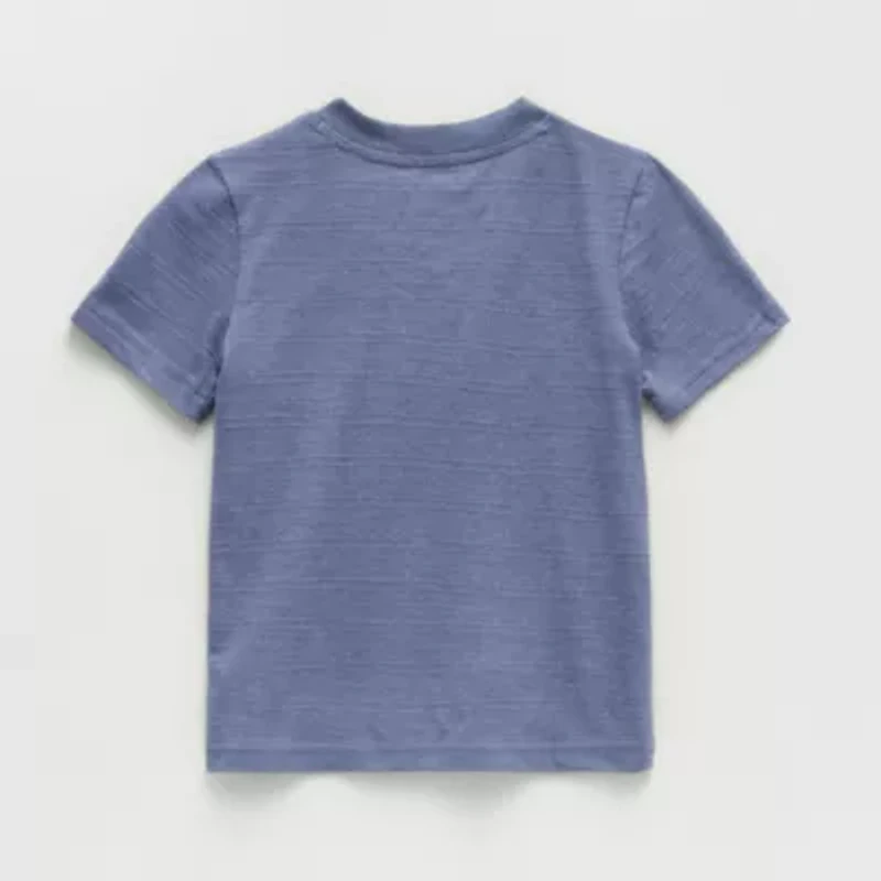 Okie Dokie Toddler & Little Boys Short Sleeve Regular Fit Henley Shirt