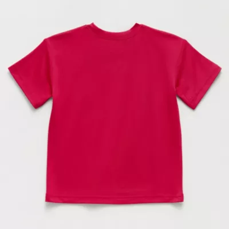 Okie Dokie Active Toddler & Little Boys Crew Neck Short Sleeve Regular Fit Graphic T-Shirt
