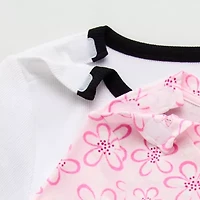 Thereabouts Little & Big Kid Girls Easy-on + Easy-off Crew Neck Short Sleeve Adaptive 2-pc. T-Shirt