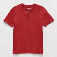 Thereabouts Little & Big Kid Boys Short Sleeve Regular Fit Henley Shirt