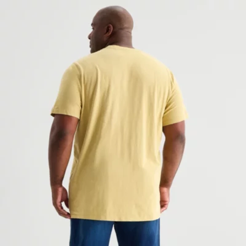 mutual weave Mens Crew Neck Short Sleeve Big and Tall T-Shirt