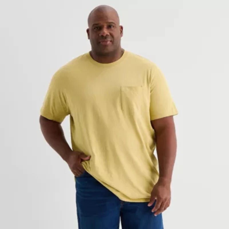 mutual weave Mens Crew Neck Short Sleeve Big and Tall T-Shirt