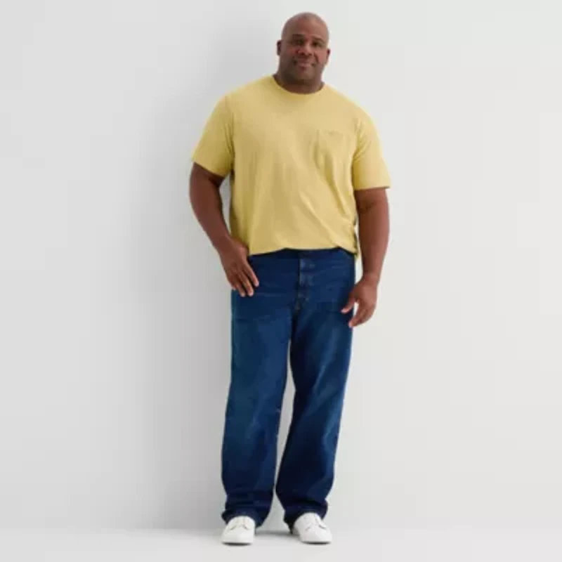 mutual weave Mens Crew Neck Short Sleeve Big and Tall T-Shirt