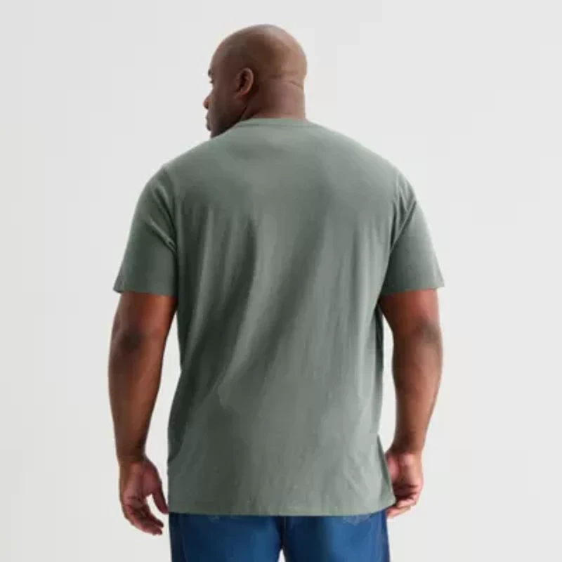 mutual weave Mens Crew Neck Short Sleeve Big and Tall T-Shirt