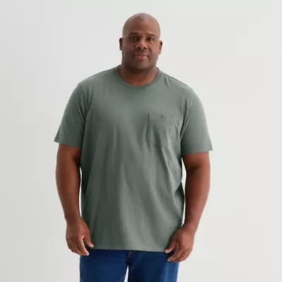 mutual weave Mens Crew Neck Short Sleeve Big and Tall T-Shirt