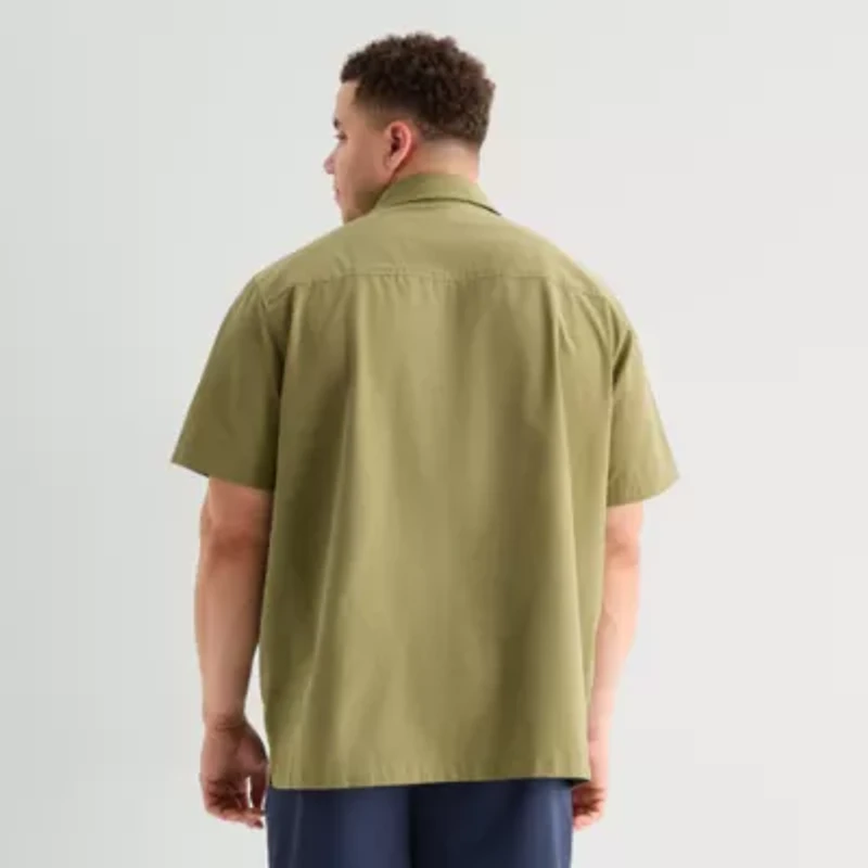 Stylus Mesh Mens Short Sleeve Camp Shirt