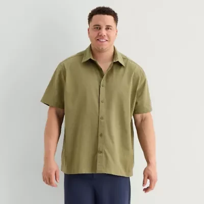 Stylus Mesh Mens Short Sleeve Camp Shirt