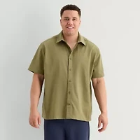 Stylus Mesh Mens Short Sleeve Camp Shirt
