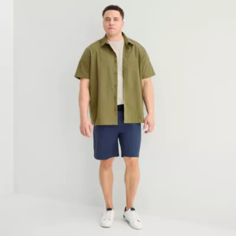 Stylus Mesh Mens Short Sleeve Camp Shirt