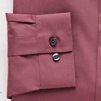 J. Ferrar Ultra Comfort Mens Slim Fit Stretch Fabric Wrinkle Free Long Sleeve Dress Shirt