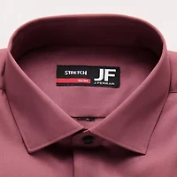 J. Ferrar Ultra Comfort Mens Slim Fit Stretch Fabric Wrinkle Free Long Sleeve Dress Shirt