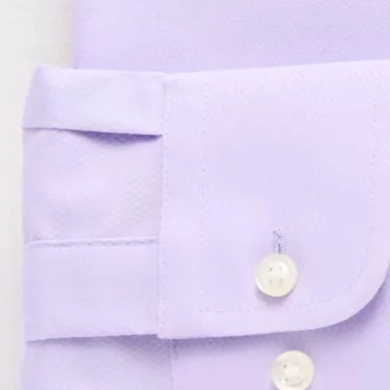 Stafford Sweat Repel Advanced Performance Mens Regular Fit Long Sleeve Dress Shirt