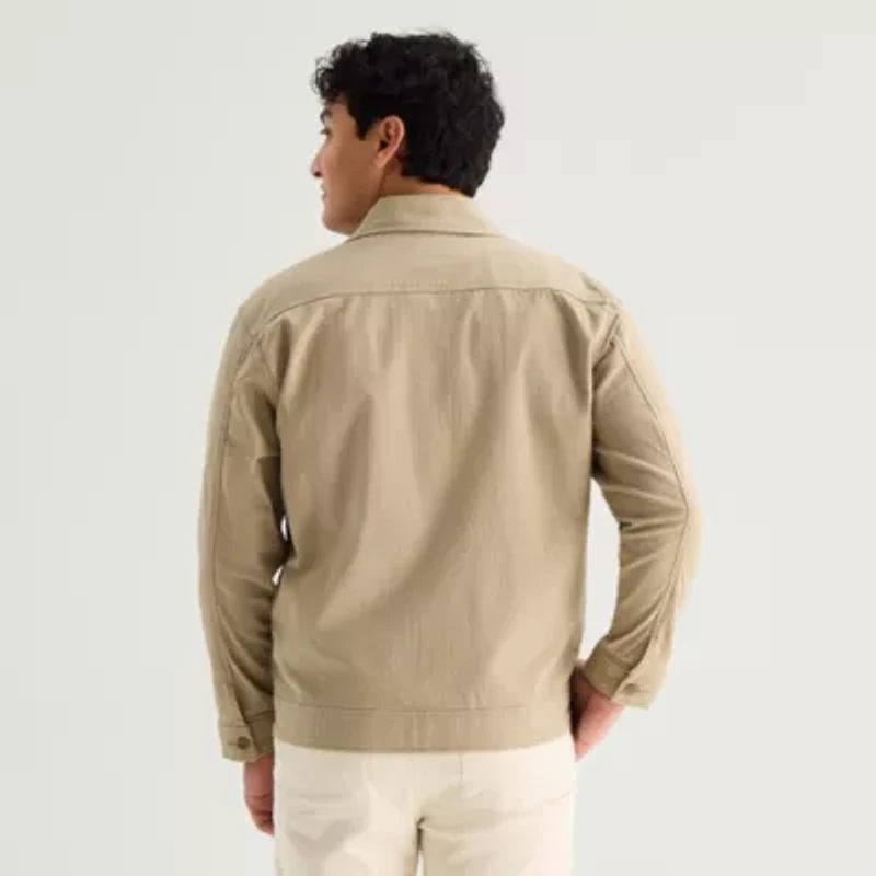 mutual weave Mens Denim Shirt Jacket