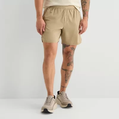 Xersion 2-In-1 Lined Mens 6" Workout Shorts