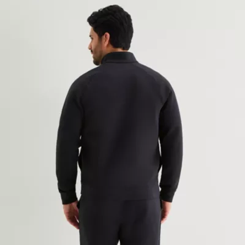 Xersion Mens Mock Neck Long Sleeve Quarter-Zip Pullover