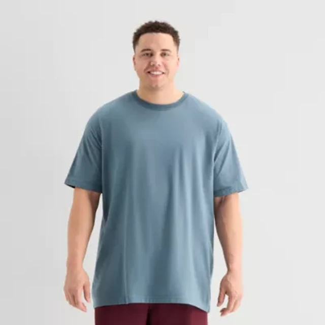 Xersion Xtreme Mens Crew Neck Short Sleeve Big and Tall T-Shirt