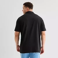 St. John's Bay Jersey Big and Tall Mens Classic Fit Short Sleeve Polo Shirt