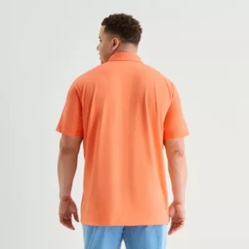 St. John's Bay Jersey Big and Tall Mens Classic Fit Short Sleeve Polo Shirt