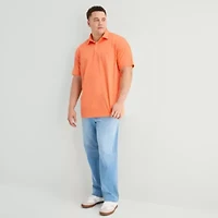 St. John's Bay Jersey Big and Tall Mens Classic Fit Short Sleeve Polo Shirt