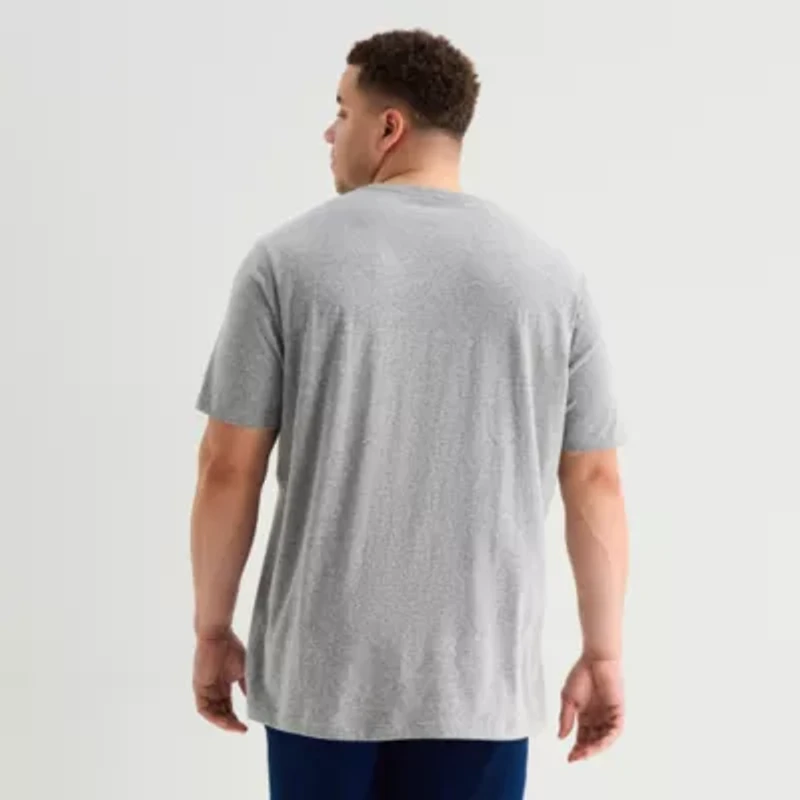 St. John's Bay Mens Crew Neck Short Sleeve Classic Fit Big and Tall Graphic T-Shirt