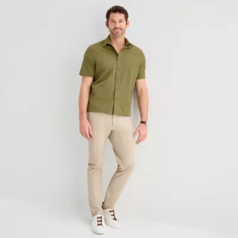 Stylus Mesh Mens Short Sleeve Camp Shirt