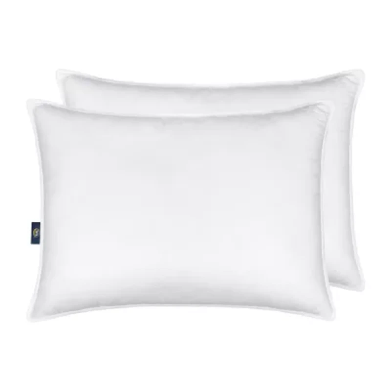 Serta® Down Illusion Medium Density 2-Pack Allergen Barrier Bed Pillow