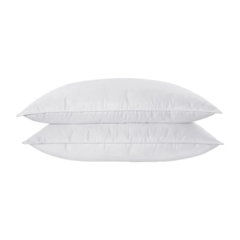 Serta® Down Illusion Medium Density 2-Pack Allergen Barrier Bed Pillow