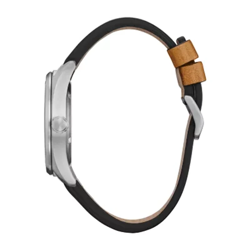 Citizen Garrison Mens Brown Leather Strap Watch Bm8560-02x