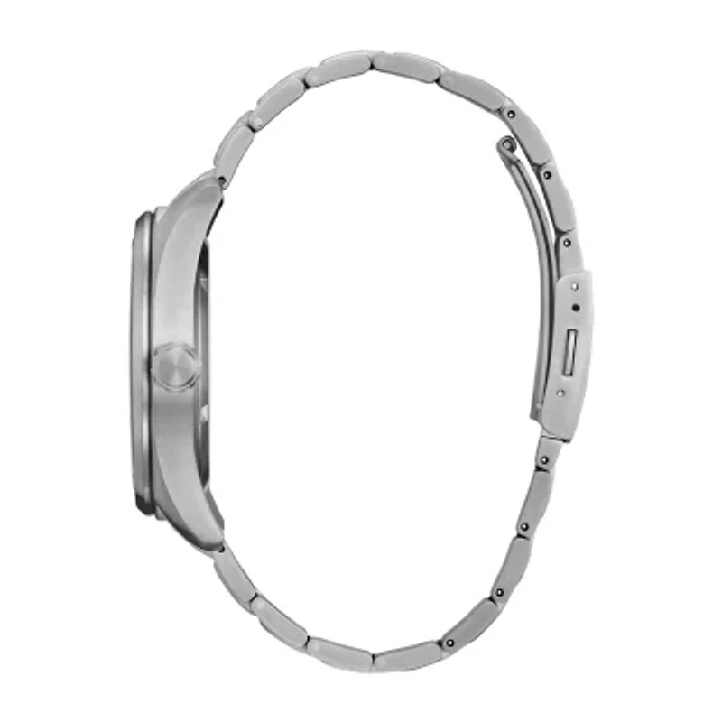 Citizen Garrison Mens Silver Tone Bracelet Watch Bm8560-53e