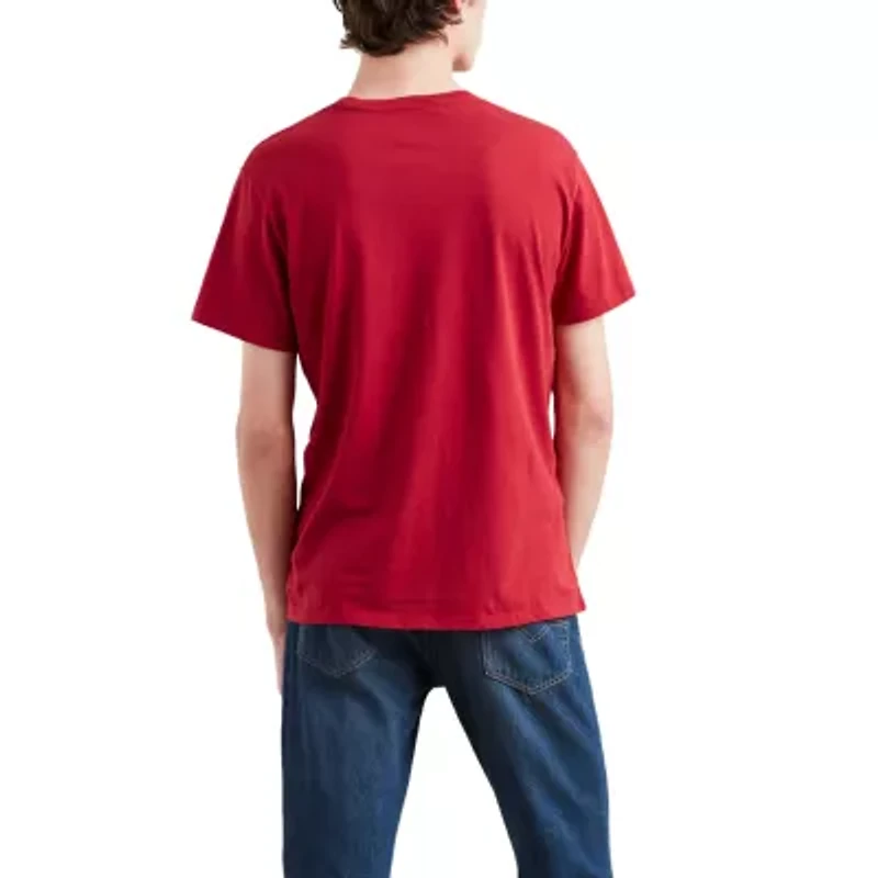 Levi's Set-In Neck Mens Round Short Sleeve Regular Fit Graphic T-Shirt