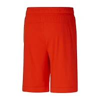 PUMA Rtg Mens 10" Mid Rise Moisture Wicking Workout Shorts