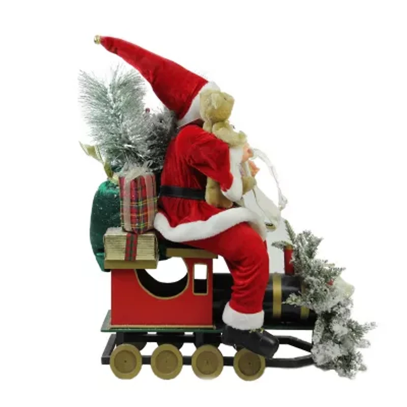 26'' Red and White Traditional Santa Claus Christmas Figure