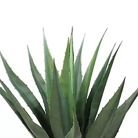 30'' Green and Brown Potted Artificial Agave Succulent Plant