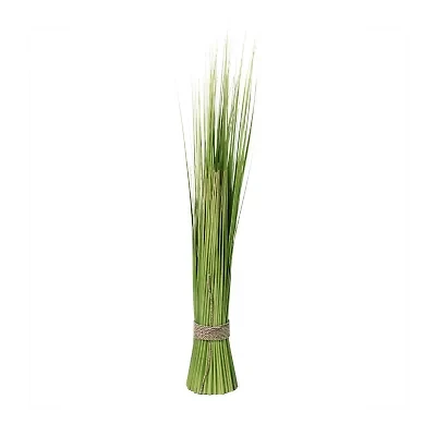37.75'' Green Artificial Onion Grass Bundle Wrapped with Jute Rope Decoration