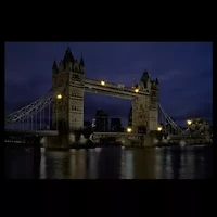 LED Lighted Famous London Bridge Canvas Wall Art 15.75'' x 23.5''