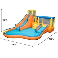 Banzai Inflatable Slide Bounce N Splash Water Park