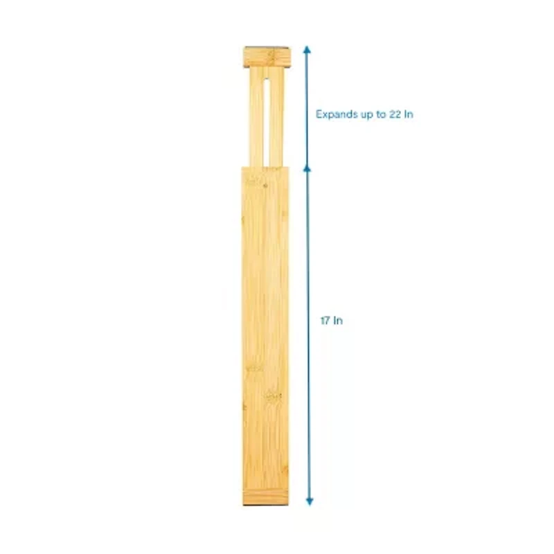 Home Expressions Bamboo Expandable 2-pc. Drawer Organizer