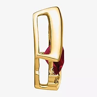 Gemstone Diamond Accent 10K Gold Diamond Pendant