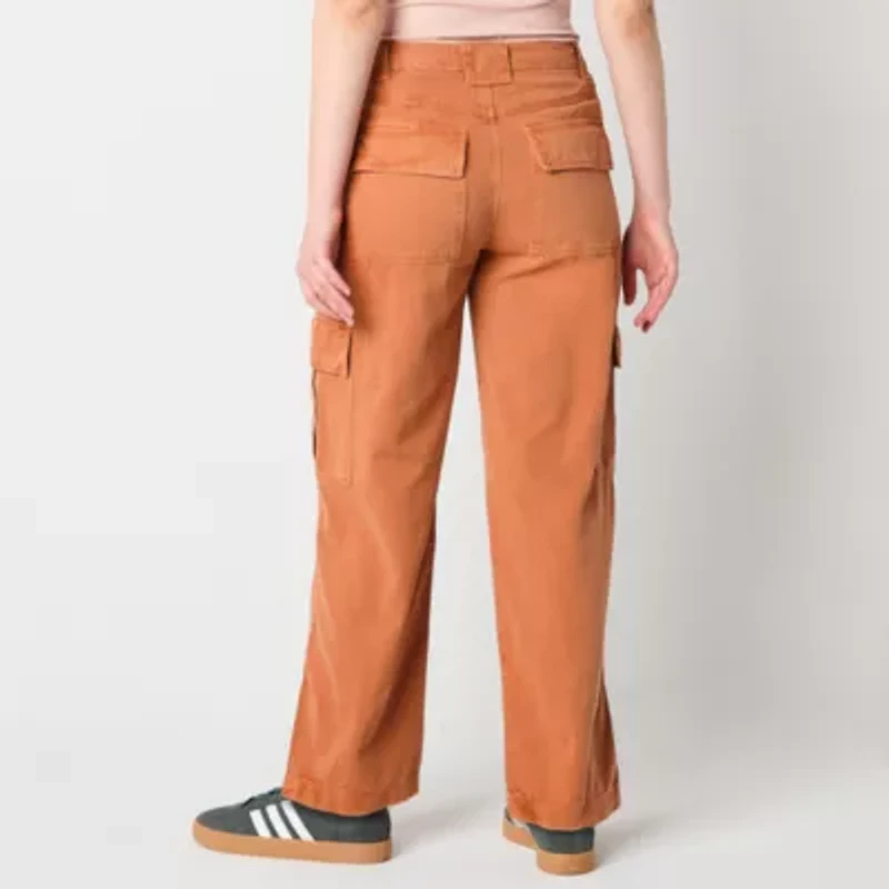 Billabong Womens Wide Leg Mid Rise Juniors Cargo Pant