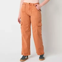 Billabong Womens Wide Leg Mid Rise Juniors Cargo Pant