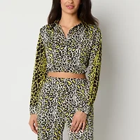 Bold Elements Womens Long Sleeve Satin Blouse