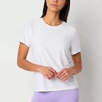 Xersion Womens Performance Crew Neck Short Sleeve T-Shirt